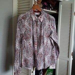 Talbots brand button down blouse.